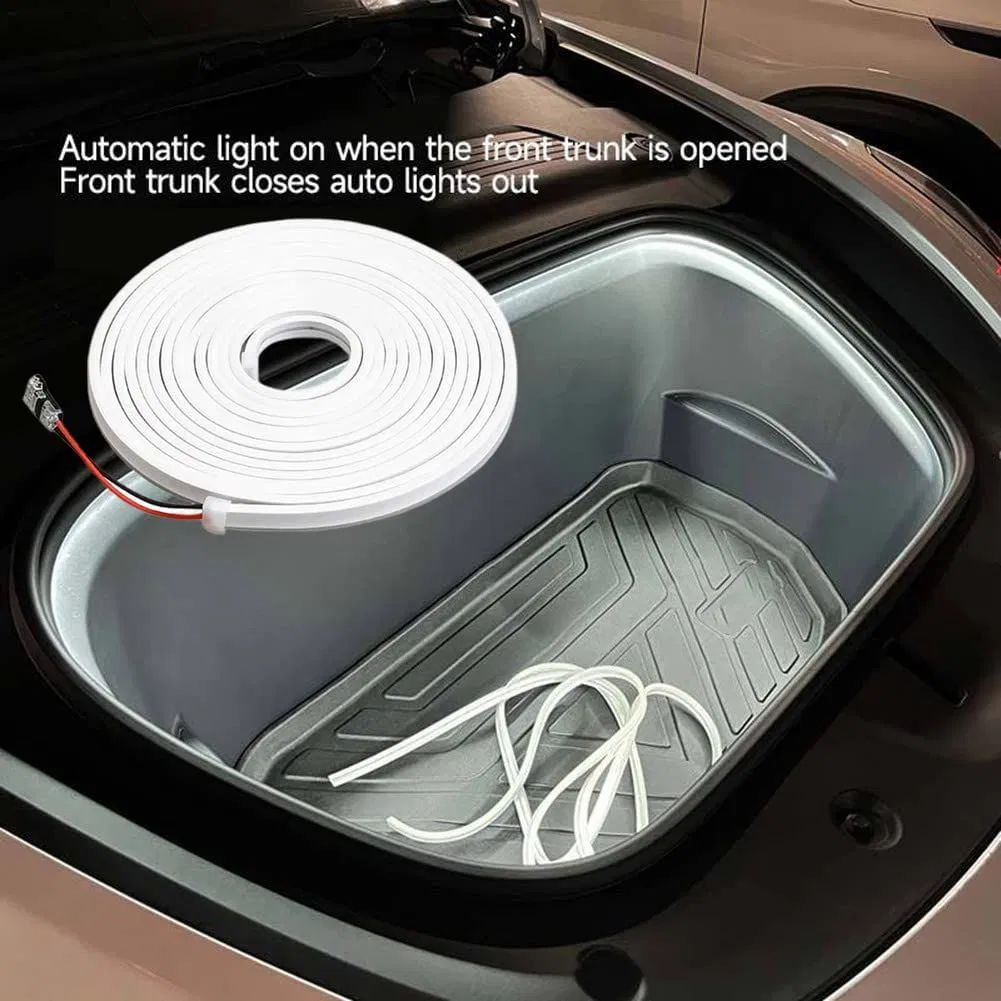 LED Light Strip for Car Hood - Flexible Atmosphere Lighting, Easy DIY Installation