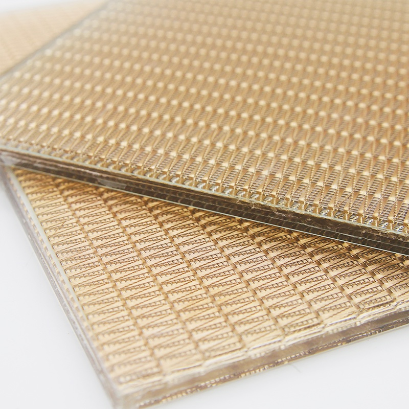Guangzhou Glass Factory Customized Metal Mesh Laminated Wire Glass