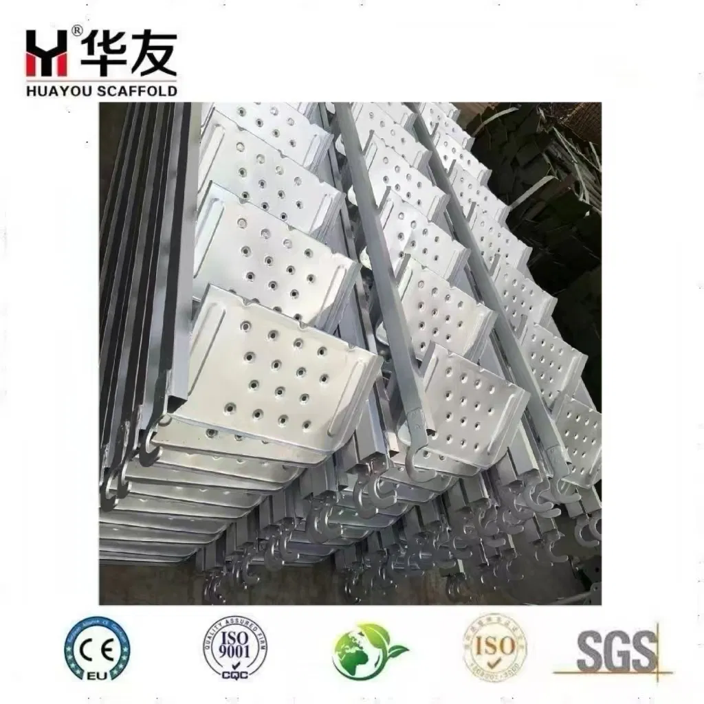 High Quality Manufacturer Scaffold Staircase Step Ladder with Hook Scaffolding for Sale