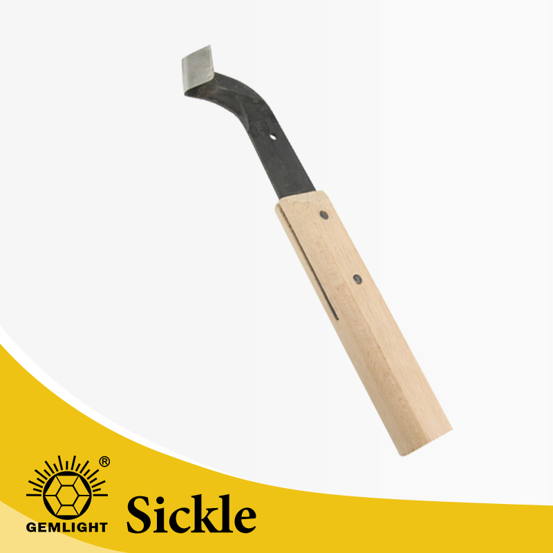 Hot Sale Carbon Steel Farming Tool Agriculture Sickles Palm Tree Handle Knife