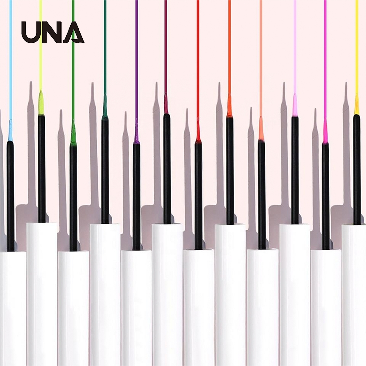 White Tube Coloured Private Label Eyeliner Liquide Pen Personalized Waterproof Vegan High Pigment Cosmetic Make up Eye Liner