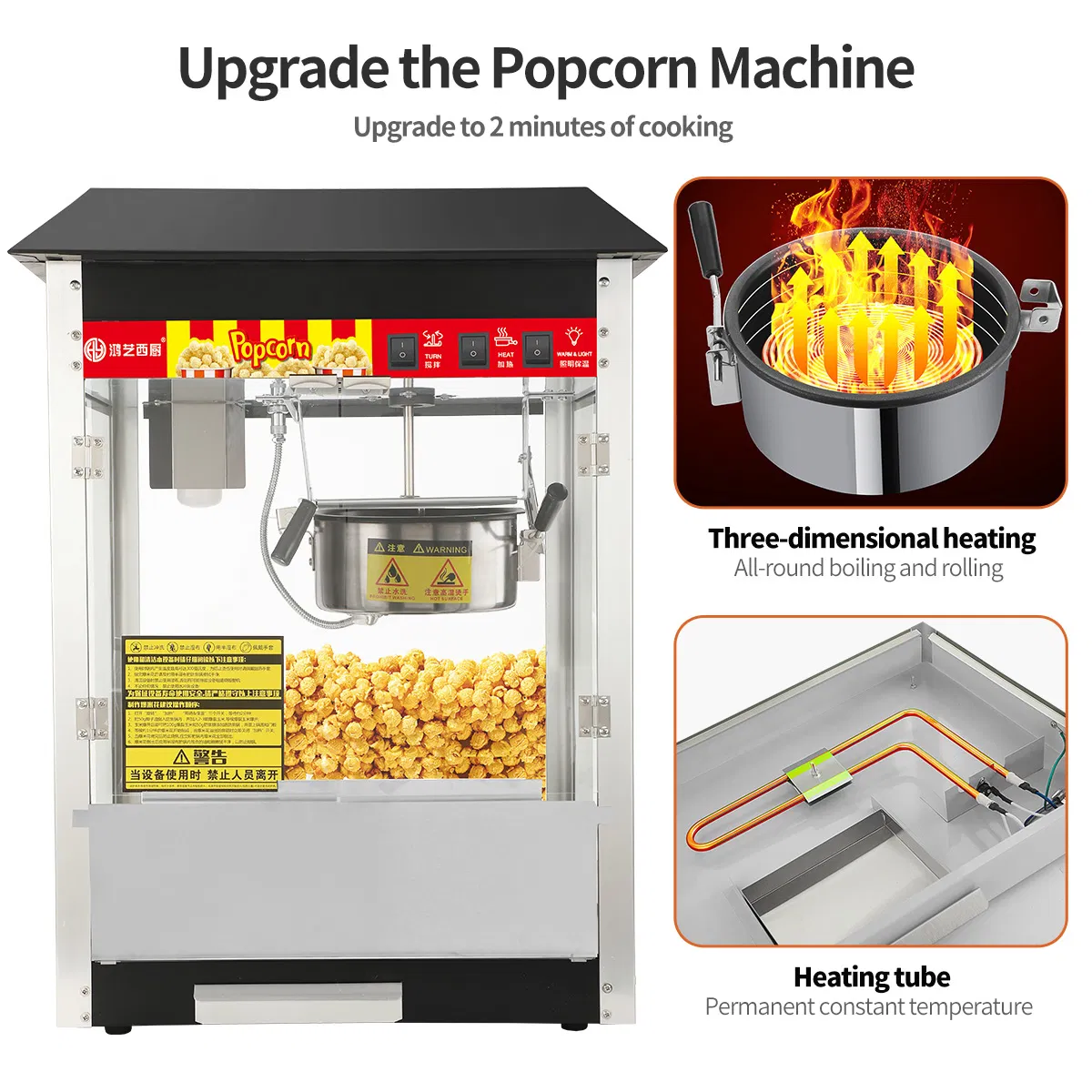Wholesale Semi-Automatic Small Popcorn Machine