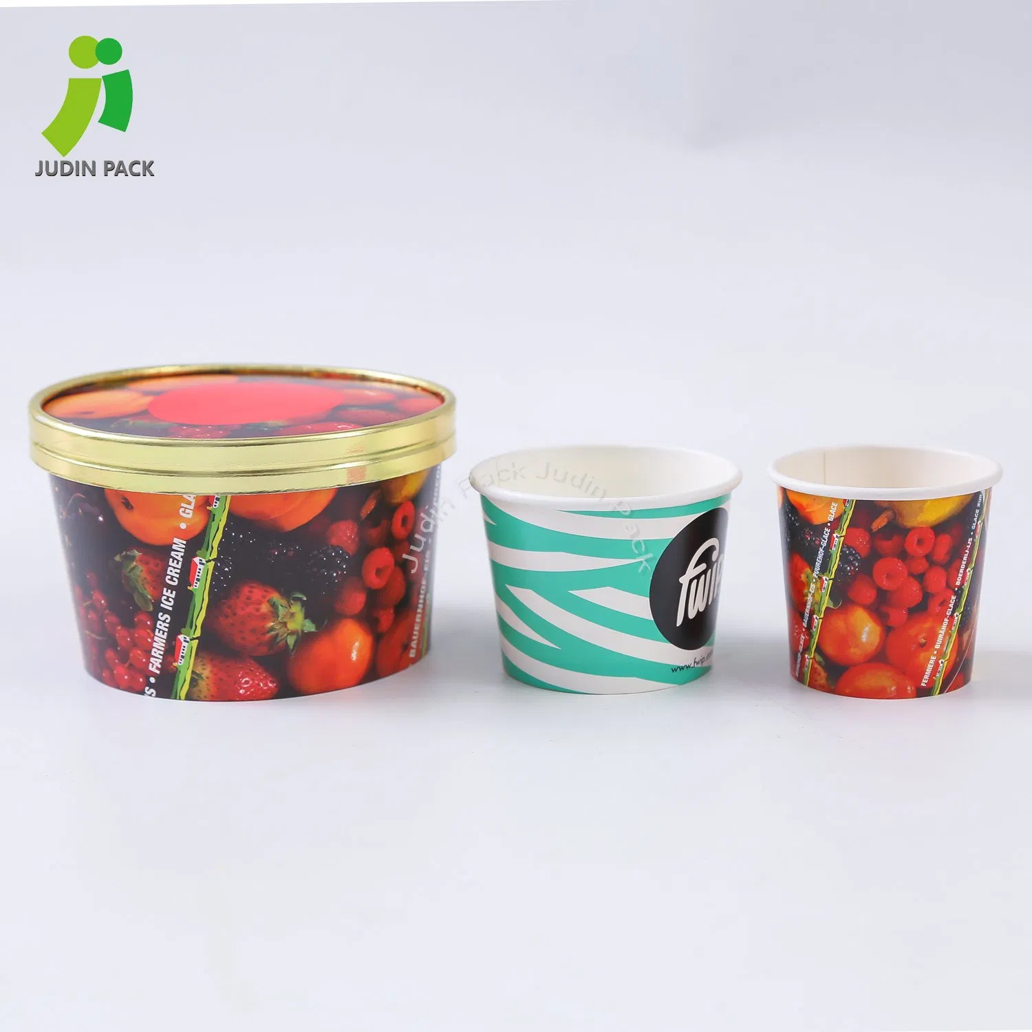 Takeaway Ice Cream Disposable Cup with Lid