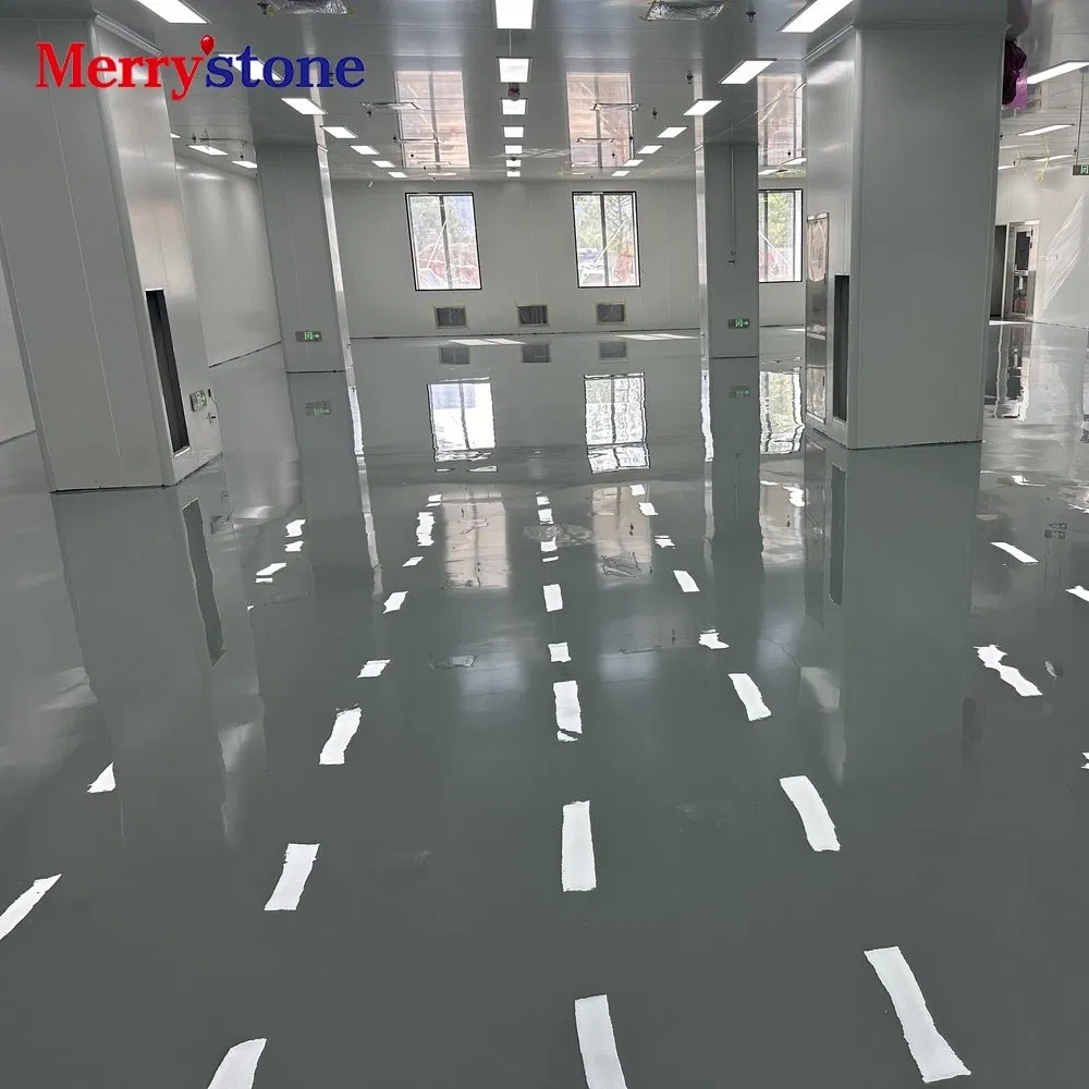 Эпоксидный антистатический наливной пол для промышленных помещений