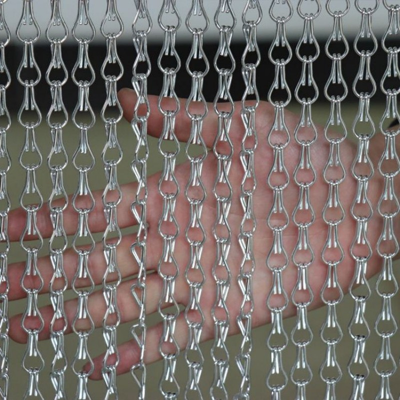 Aluminum Double Hook Chain Link Curtain for Sale