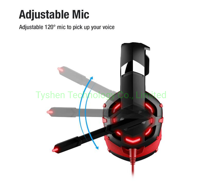 7.1 Surround Gamer Headphones Gaming Headset with Mic