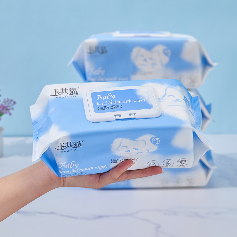 OEM Disposable Baby Wet Towels Organic 80 PCS Bags Baby Wet Wipes