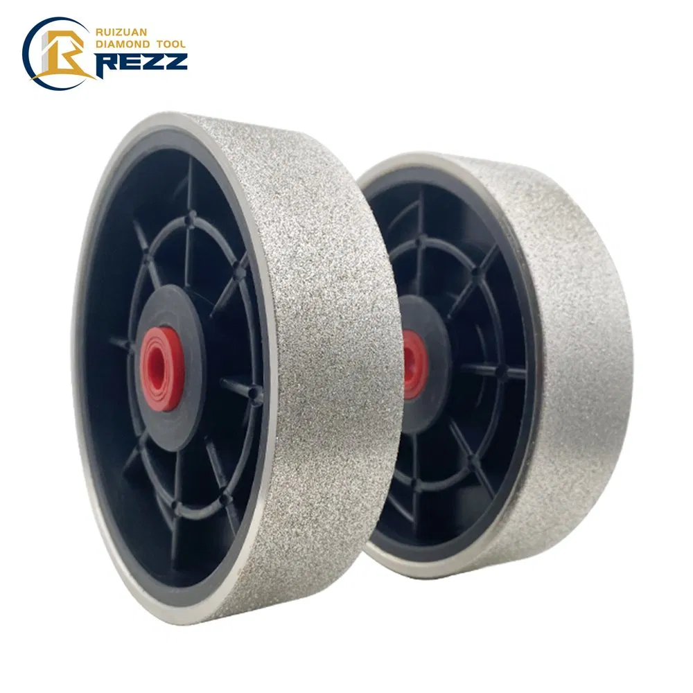 Electroplated Grinding Wheels for Polishing Gemstone Plastic Center Lapidary Plated Diamond Wheel