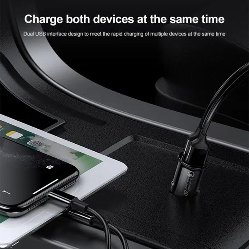 2.4A Fast Car Charger Dual Port USB Car Cigarette Lighter Charger Tg008_5