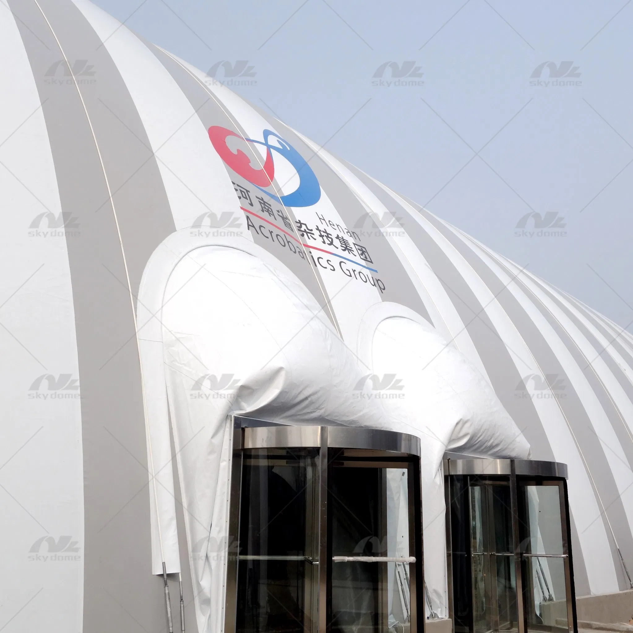 Special Air Supported Structure Domes for Acrobatics Performance