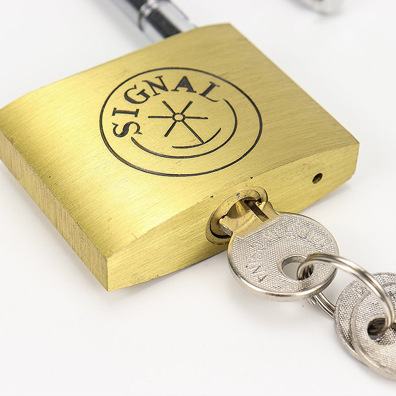 Long Shackle Safety Brass Cylinder Pad Lock Padlock 40mm