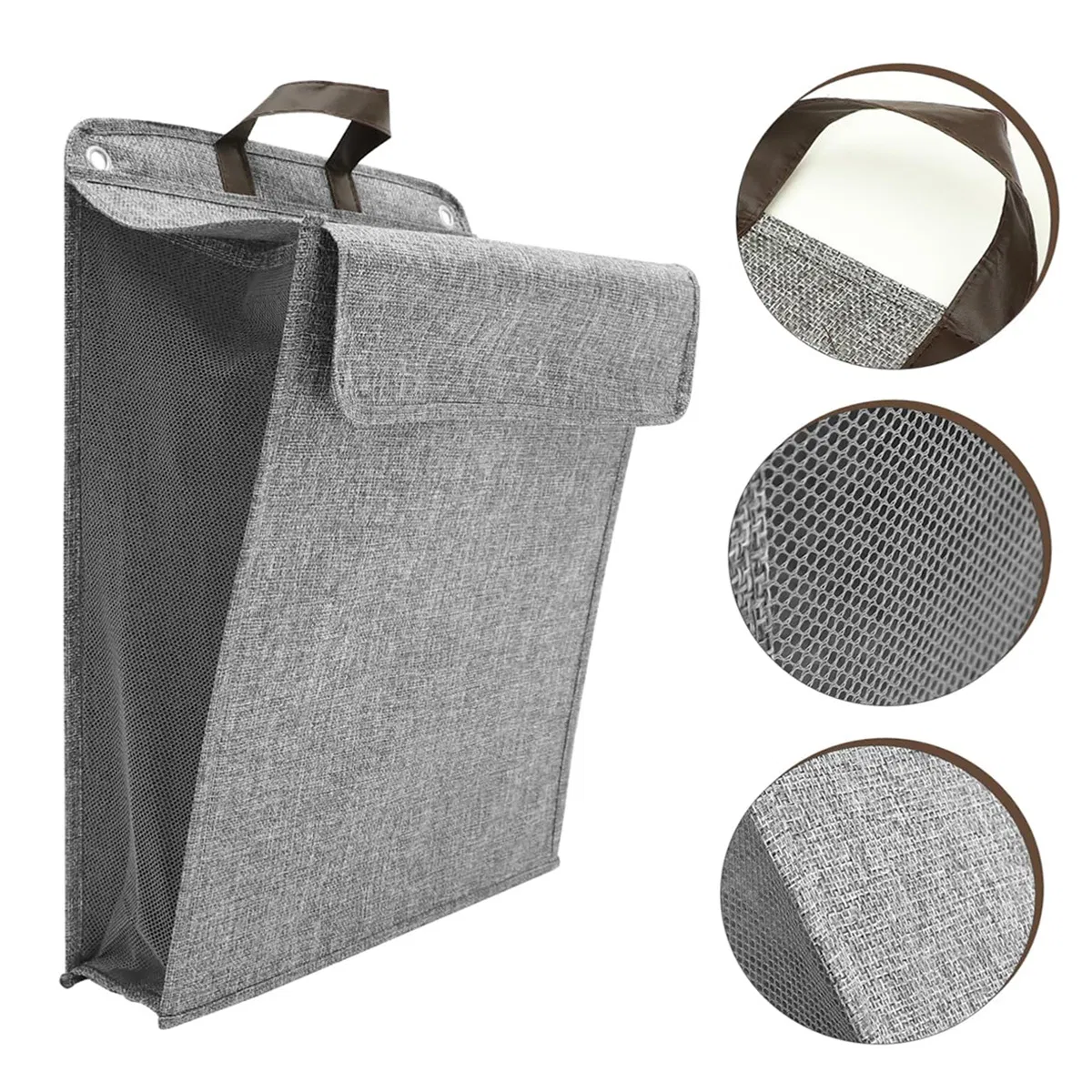 Door Hanging Hamper Bag, 2 Pack Large Capacity Hanging Laundry Hamper Basket