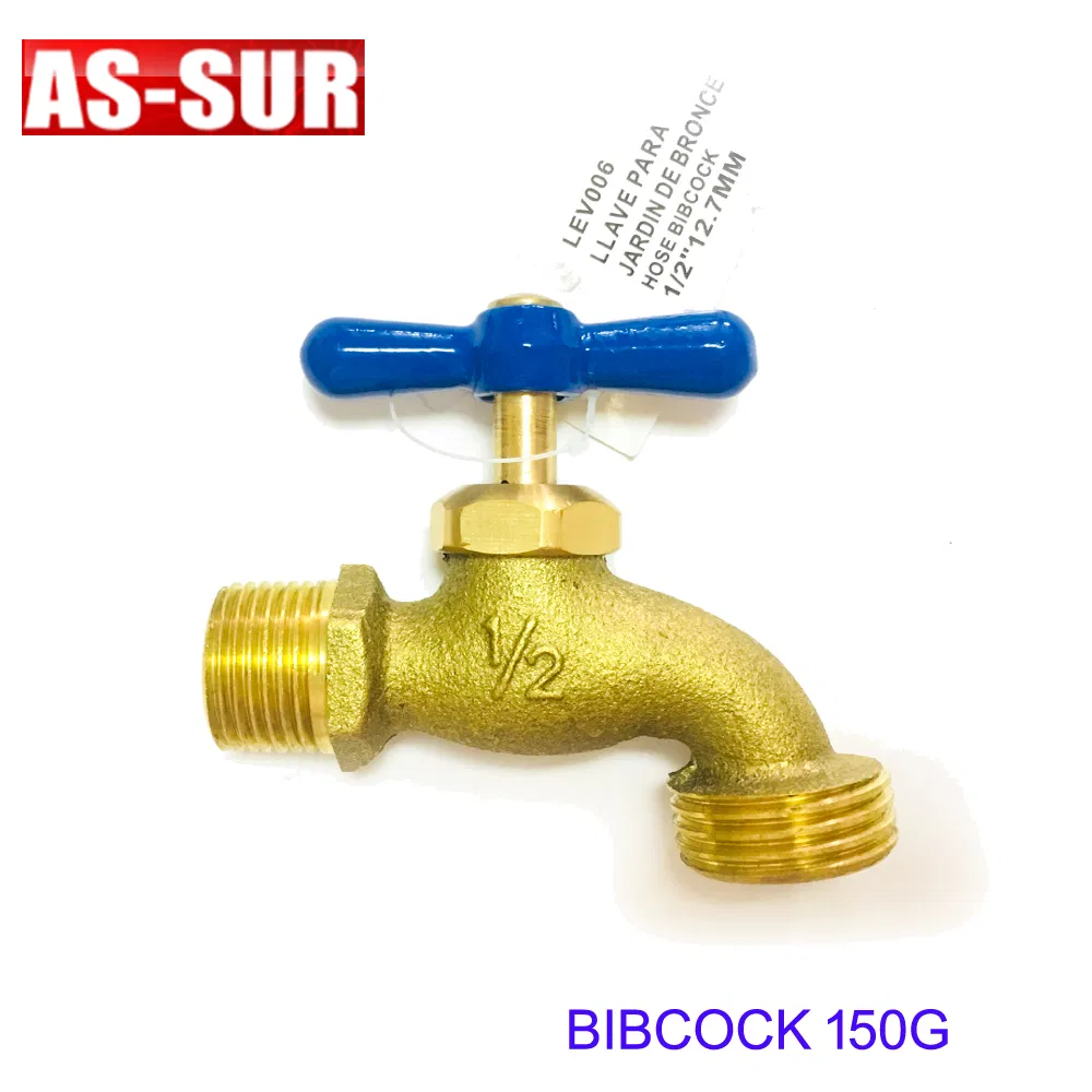 NPT Brass Water Ball Valve Bibcock in Outdoor Garden Bb2014