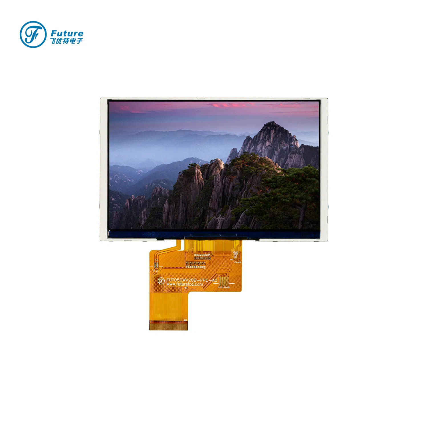 5.0 Inch TFT 800X480 Spi LCD Display Module with Capacitive Touch Screen