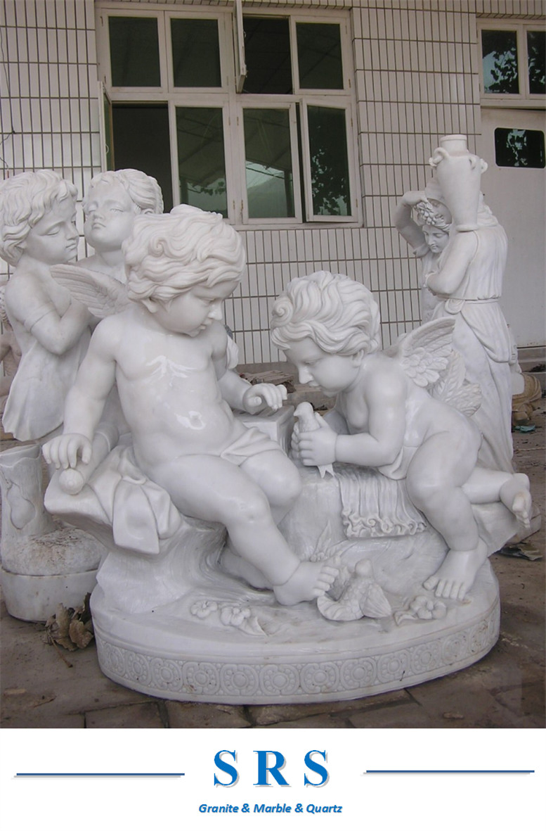 White Marble Stone Carving Architectural Stone Carving Statue