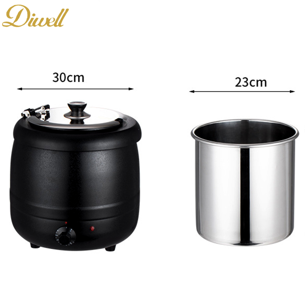 China Cookware Food Warming Equipment Large Capacity Soup Warmer Pot