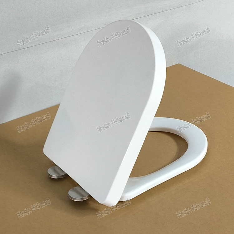 Wholesale Customizable Modern Bathroom Toilet Plastic Seat Cover - Quick Release PP U-Shape Elongated Wc Accessories