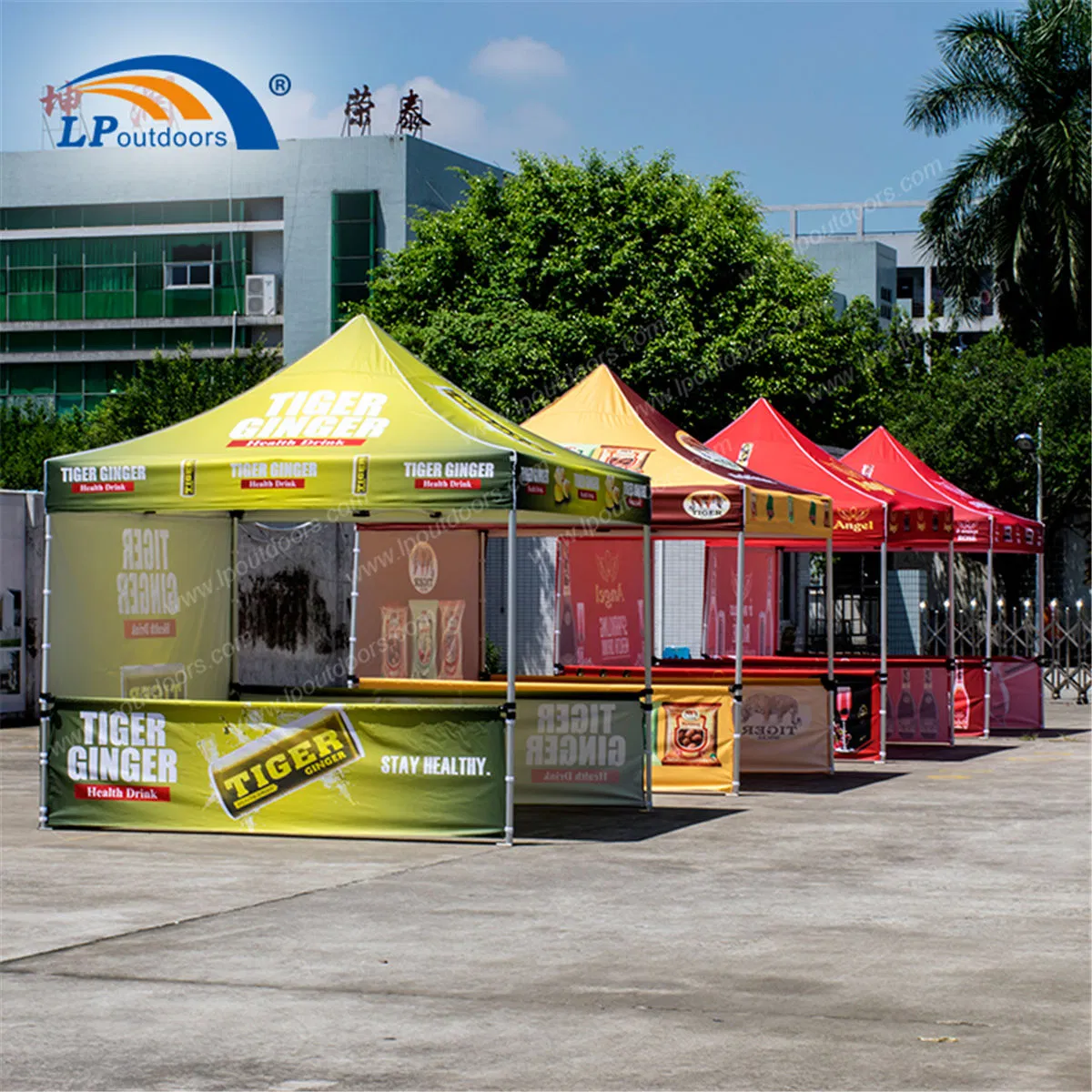10X20'hexagonal Steel Frame Outdoor Folding Beach Gazebo Tent for Events