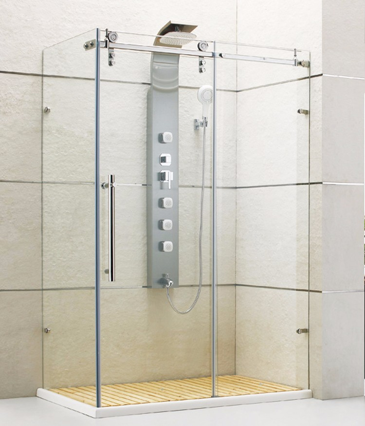 Rectangle Glass Shower Enclosure Doors Corner Shower Enclosure for Bathroom