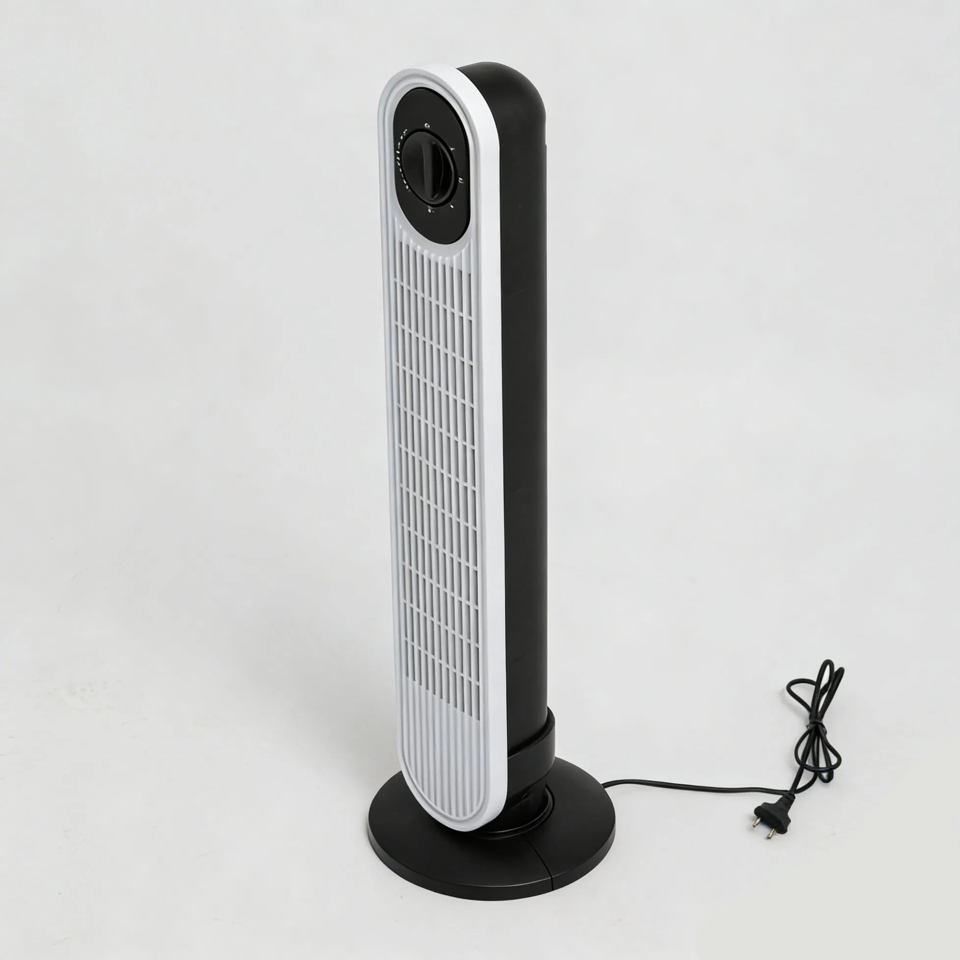 Ultra-Quiet Indoor Bladeless Tower Fan - 360° Rotating, Sleek Floor-Standing Design for Bedroom & Home Use Energy-Efficient, Safe & Space-Saving Household