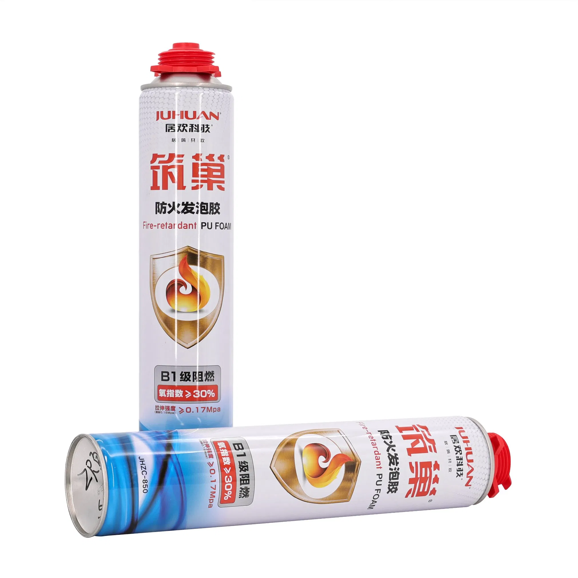 Juhuan OEM Expanding B1 Fire Retardant PU Foam Insulation Spray for Window and Door