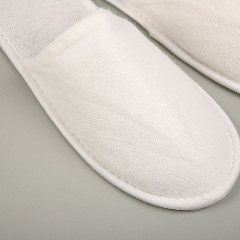 Straw /Cork Sole Non-Slip Disposable Slippers Biodegradable Spunlace Hotel Slippers