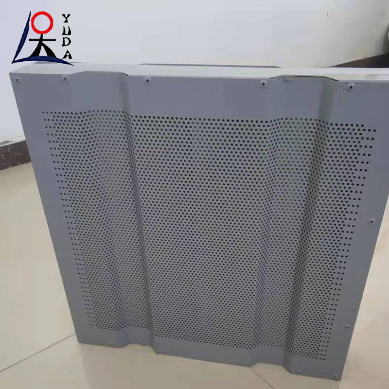 Galvanized Steel Sound Barrier Railway Highway Metal Soundproof Wall