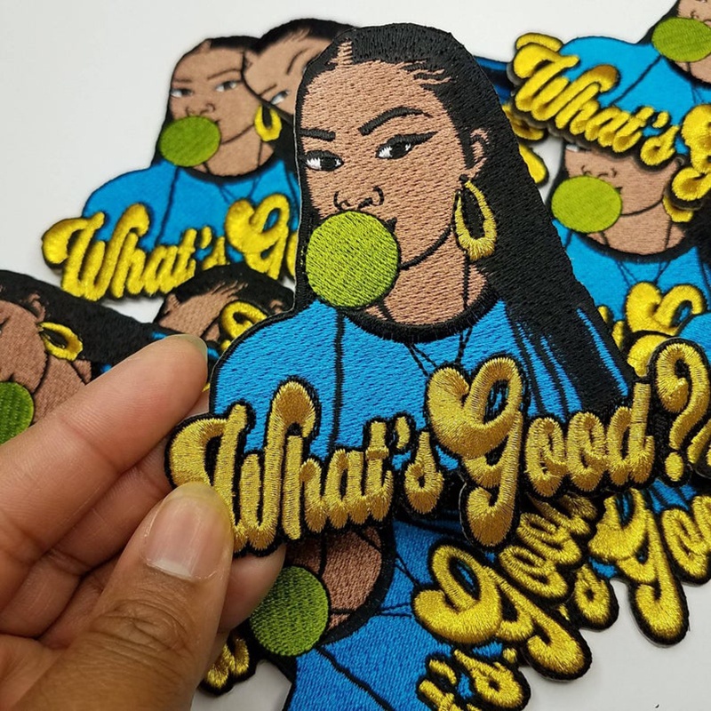 Нашивка вышитая африканская 4 дюйма для девочек