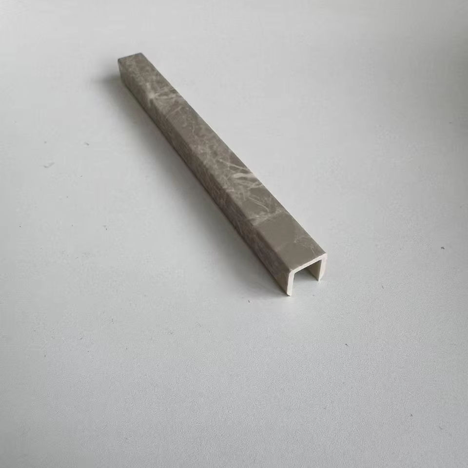 Modern Design Aluminum Tile Corner Trim L Shape with Straight Edge for Easy Installation
