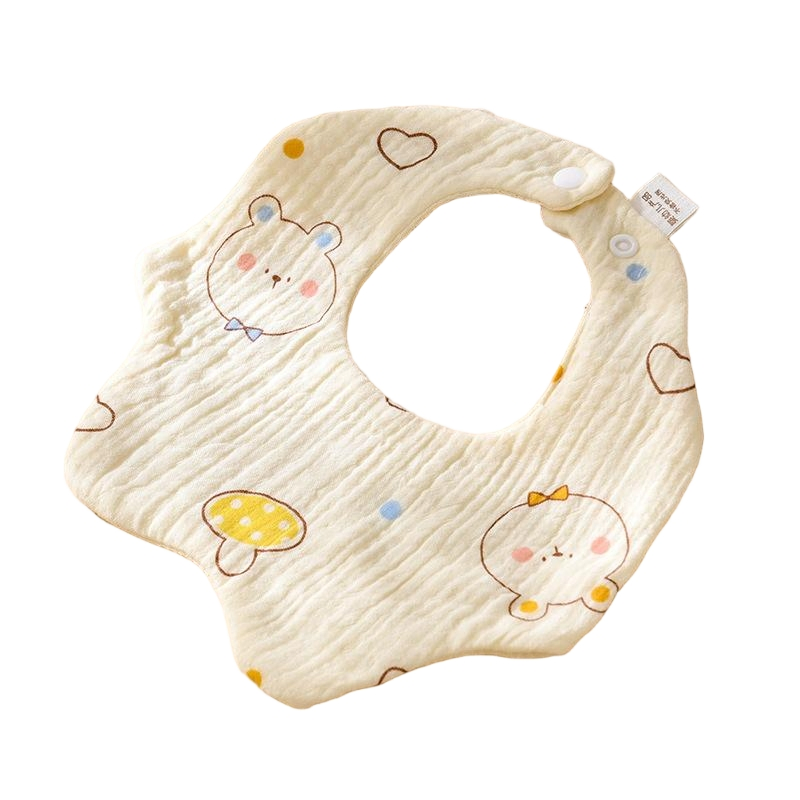 New Baby Saliva Towel Pure Cotton Soft Strong Water Absorption Baby Bib