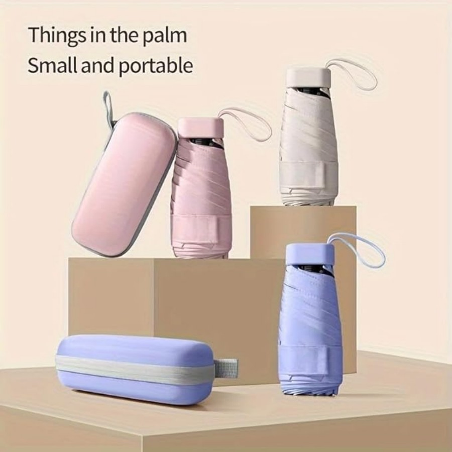 Ultra-Light Portable Travel Folding Umbrella for Women and Kids with UV Protection