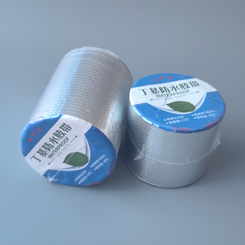 Super Strong Aluminum Foil Self Recycled and Naturalrubber Adhesive Roof Sealing Seal Waterproof Waterproof Reinforced Repair Butyl Sealant Tape for Roofing