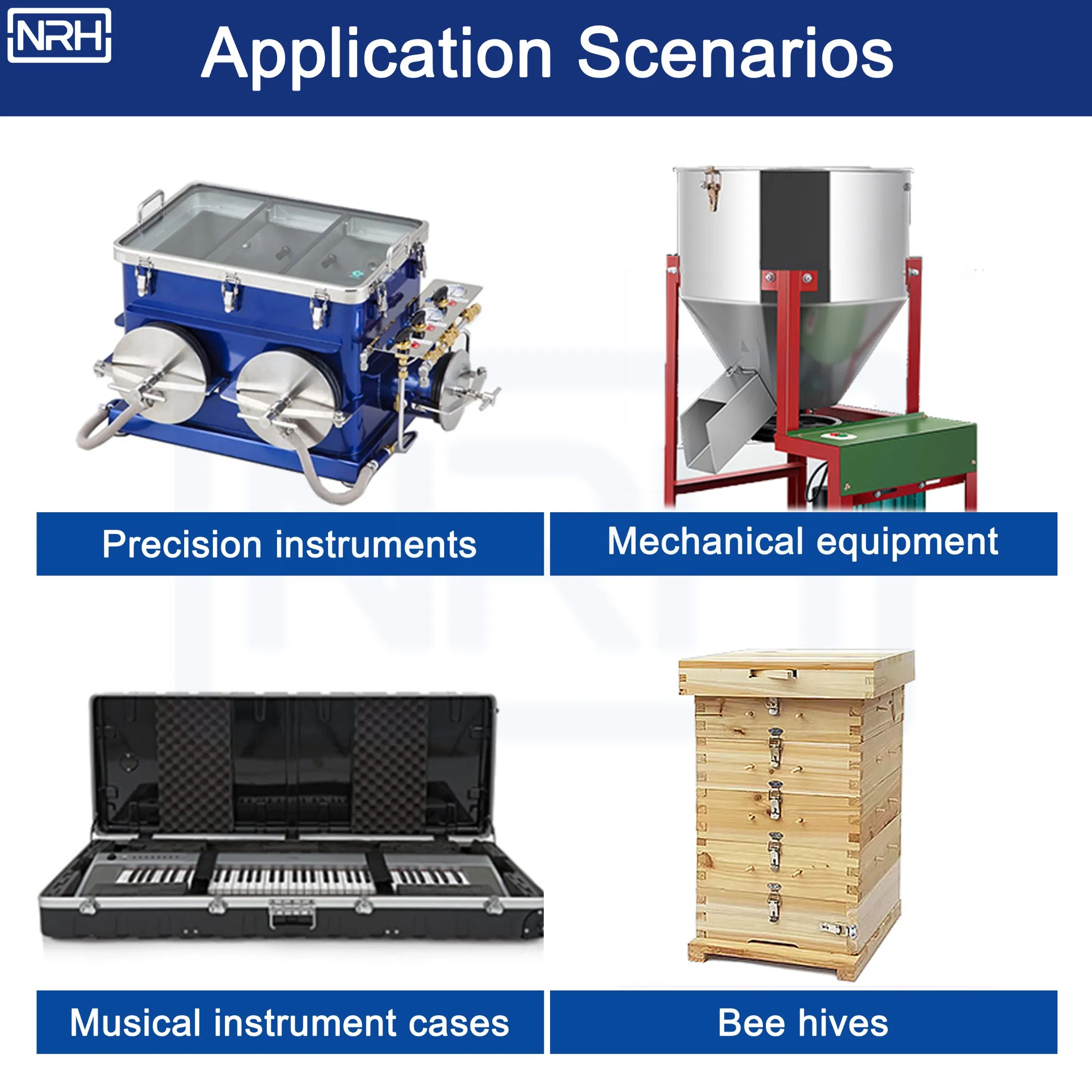 High-Strength Toggle Latch Nrh 5101 for Industrial Steel Toolboxes with ISO9001