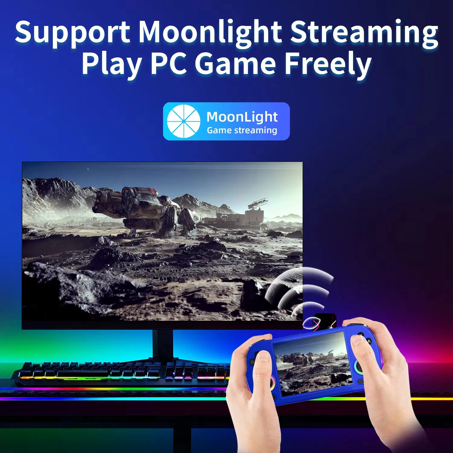 Портативная консоль Anbernic RG40XXH 4 дюйма, 64 ГБ