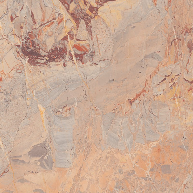 Rosa Patara Luxury Polished Precious Stone Tile, Contemporary Urban Villa