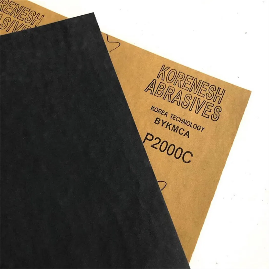 Наждачная бумага P2000 влажная и сухая, карбид кремния