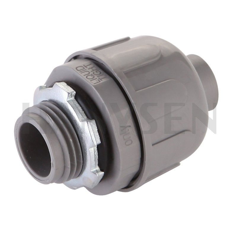 UL PVC Liquidtight Flexible Conduit Straight Connector Quick Non-Metallic