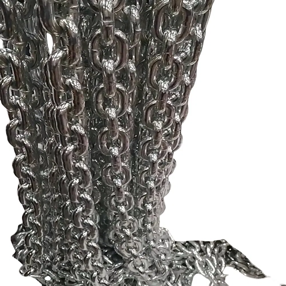 Galvanized Surface of Welded Heat Treated Steel Chain