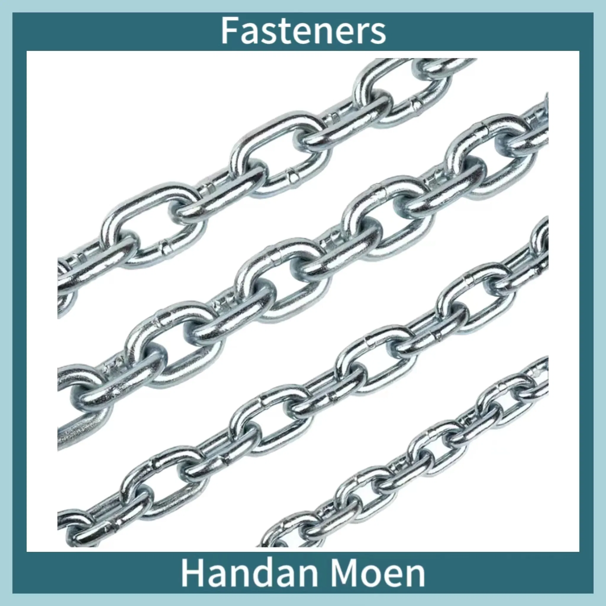 Цепь DIN5685 оцинкованная для качелей, 3-12 мм