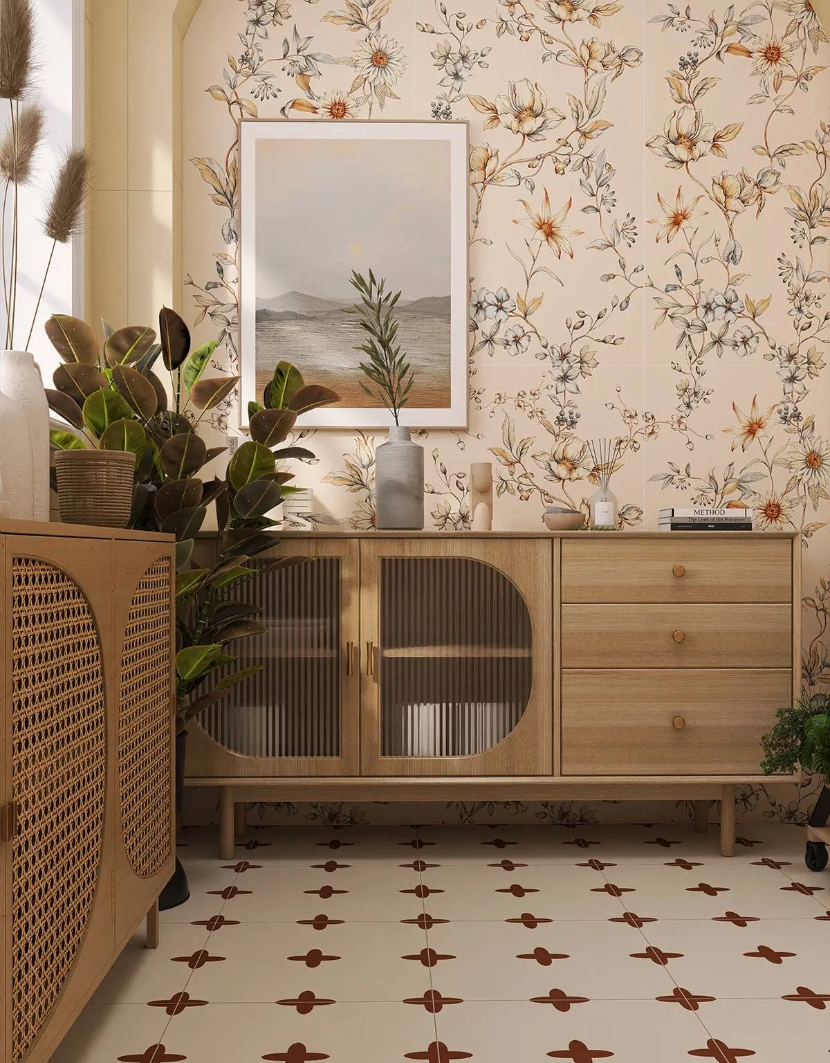 400X400mm Porcelain Floor Wall Tile for Livingroom Bathroom Kitchen Dinningroom Balcony