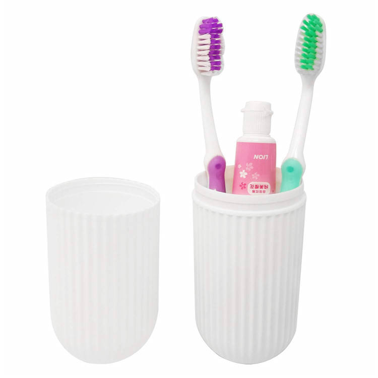 Portable Toothpaste Toothbrush Travel Cup Case Holder for Camping Hiking Hotel