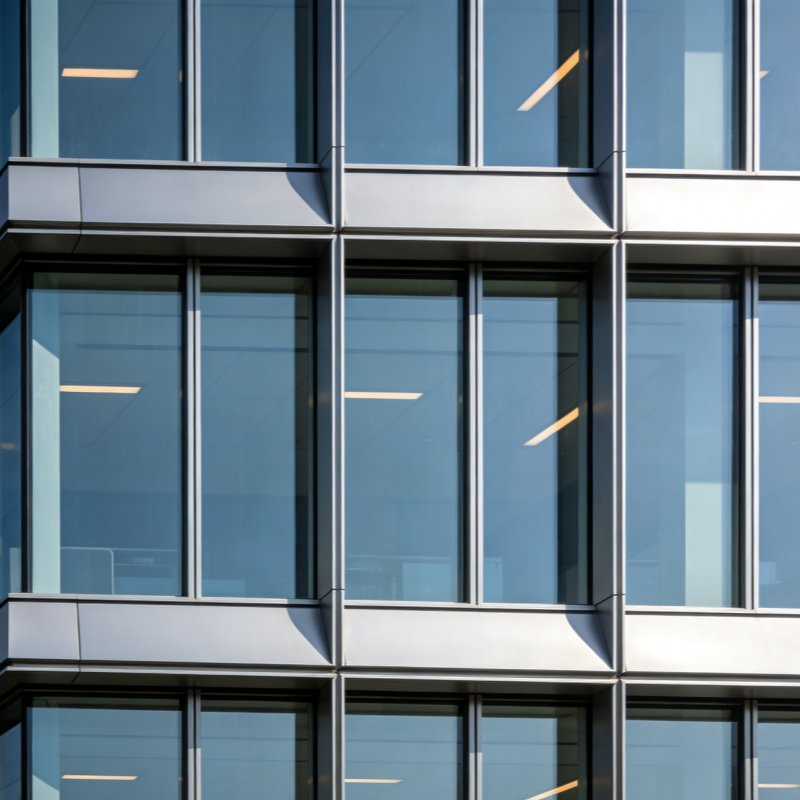 Aluminium Double Glazed Tempered Glass Window Wall Aluminum Profiles for Building