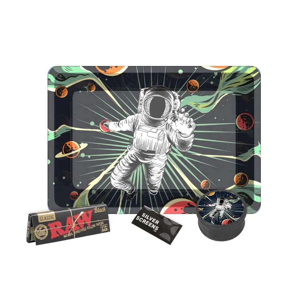 Cute Smoking Accessories Kt Tobocco Basket Smoker Square Tray Set