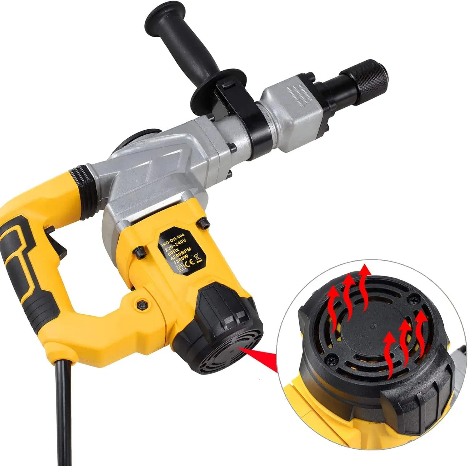 Heavy Duty Electric Jackhammer, Fast Bpm Demolition Tool for Professionals