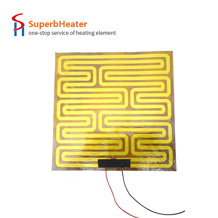 Flexible Lightweight Electric Pi Heating Film Thin Ploymide Heater for Car Mirror Defrosting