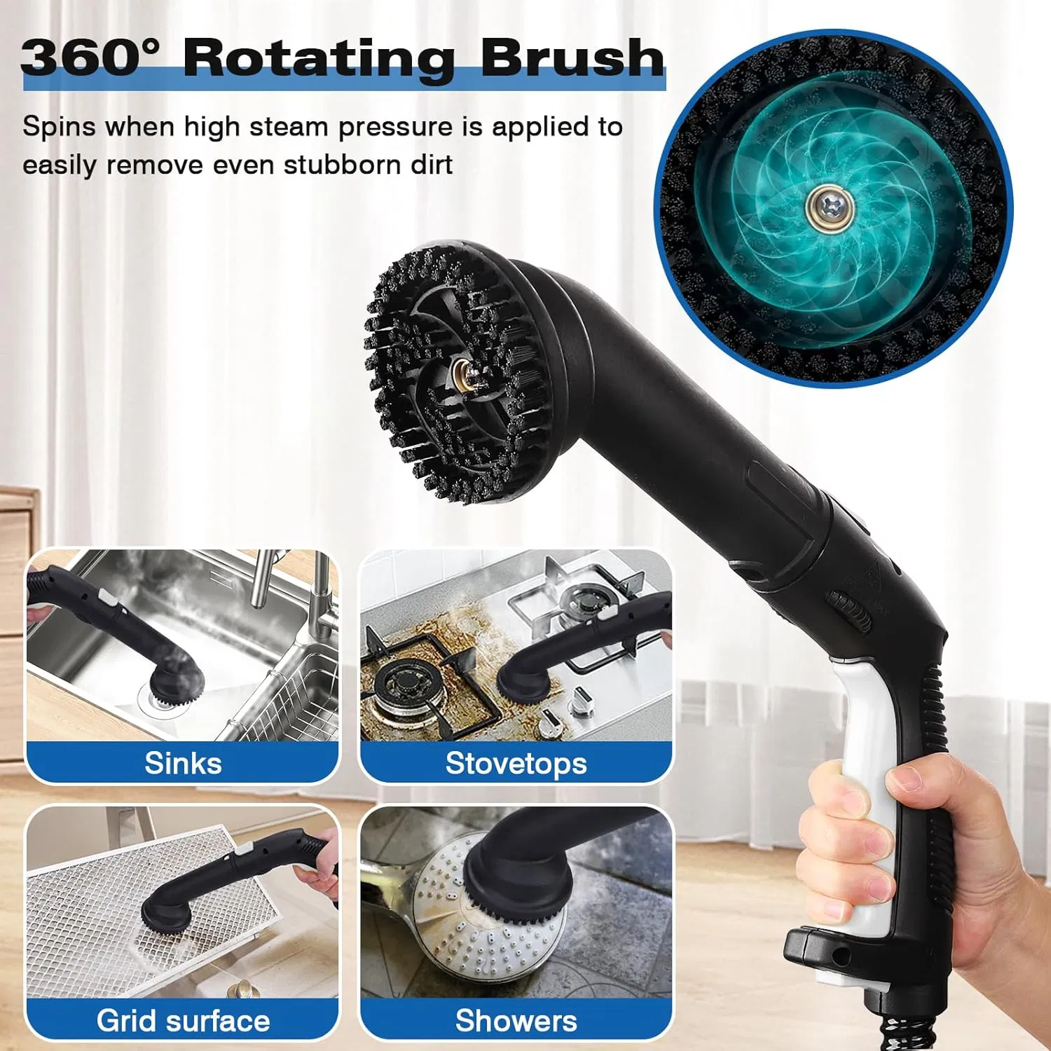 Commercial Home Multipurpose Portable Handheld Steam Mop Sofa Steam Upholstery High Pressure Steam Cleaner with Accessories