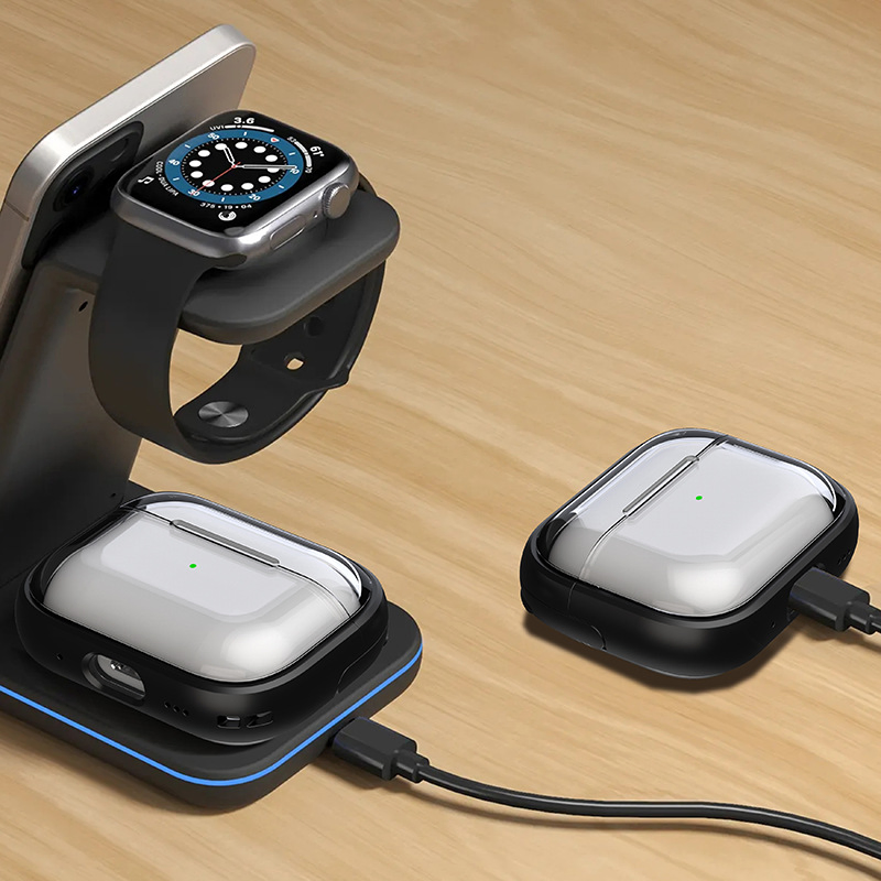 Чехол-браслет для AirPods прозрачный, ударопрочный