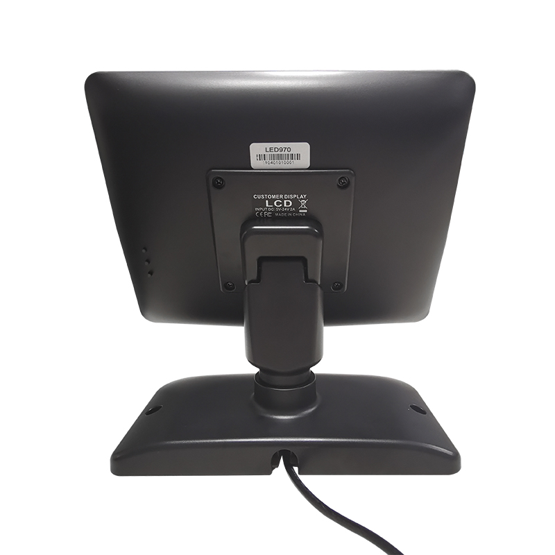 9.7 Inch Desktop POS LED Touch Monitor Pole Customer Display