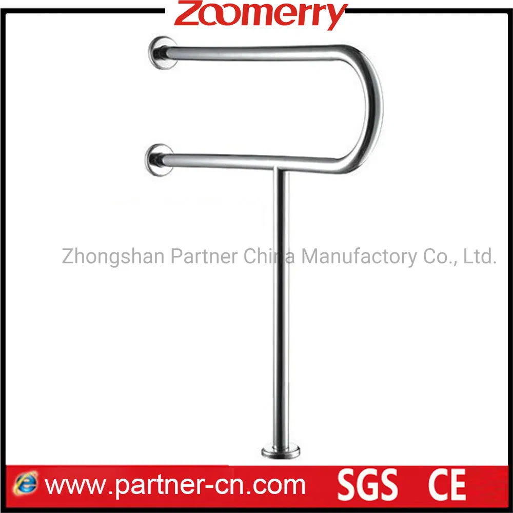 Поручень U-образный настенно-напольный для ванной
