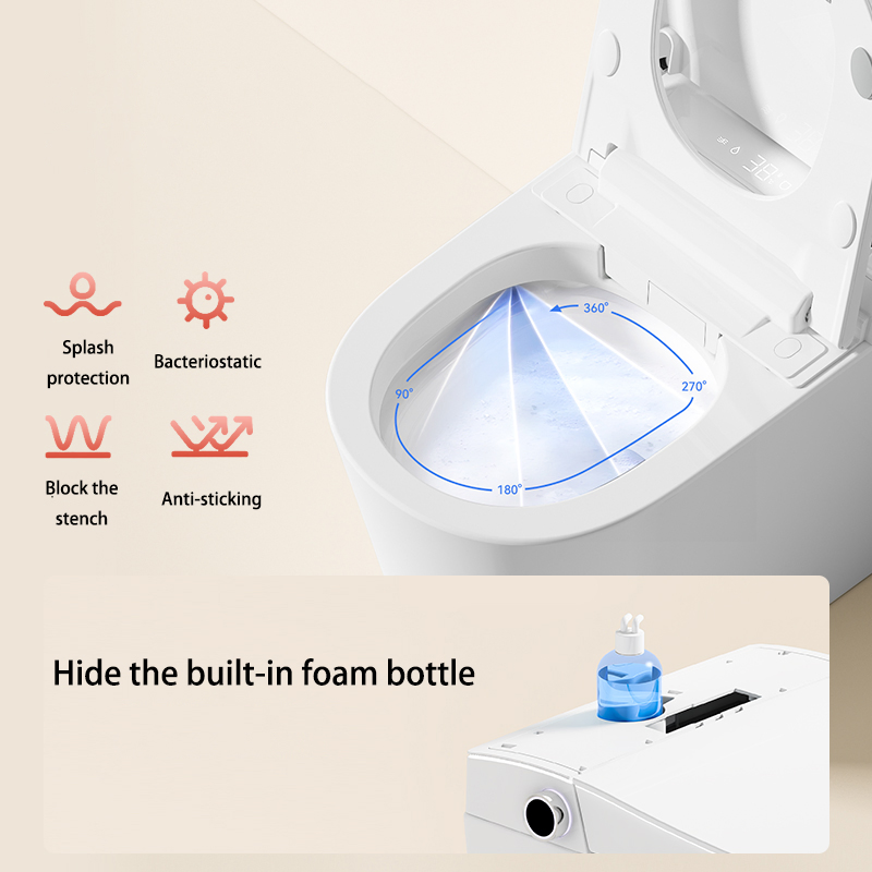 Bathroom Toilet Automatic Sensor Flushing Electric Wallhung Toilets Smart Toilets